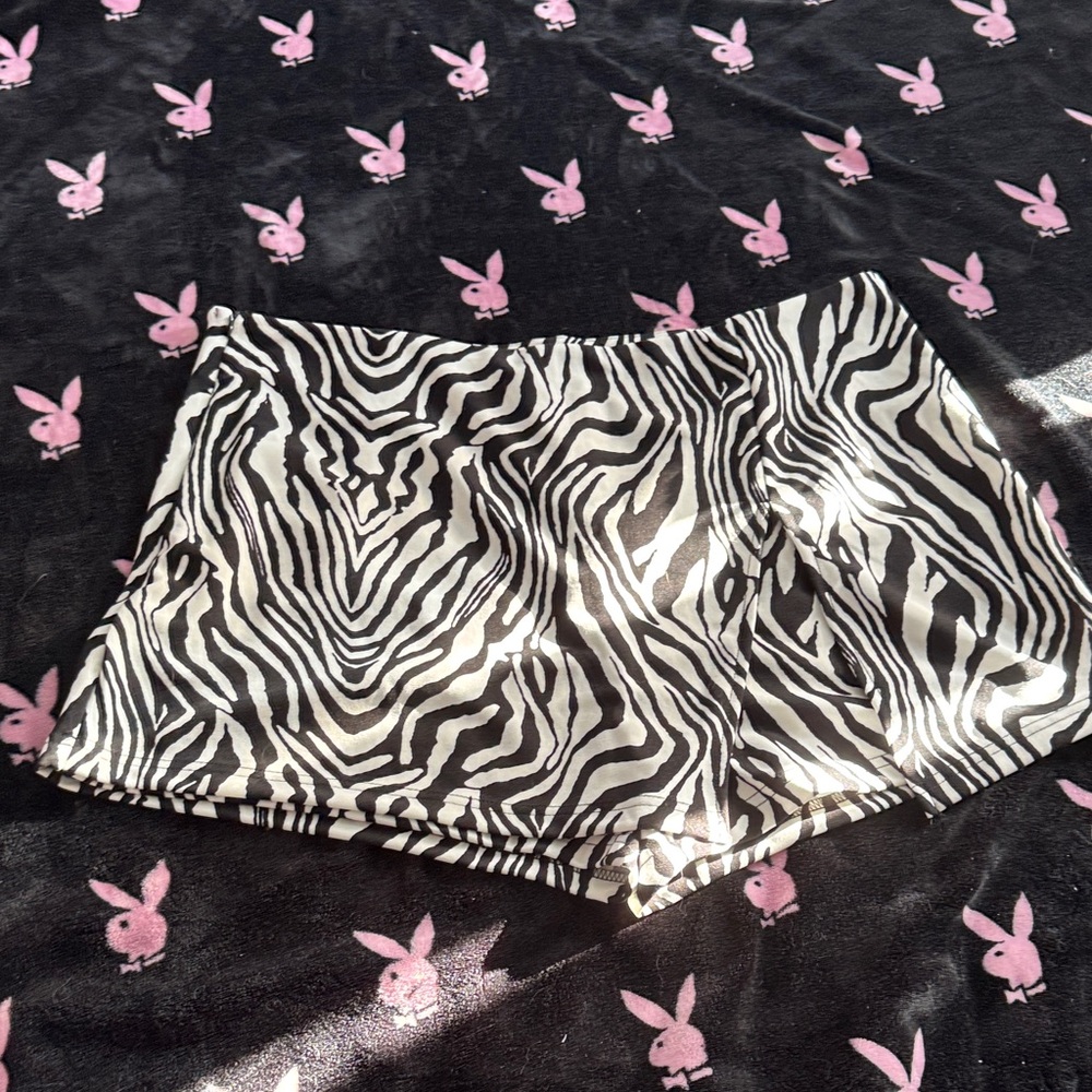 Zebra Print Shorts